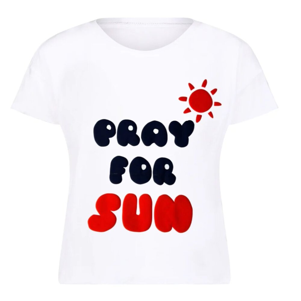 Pray for Sun Print Tee